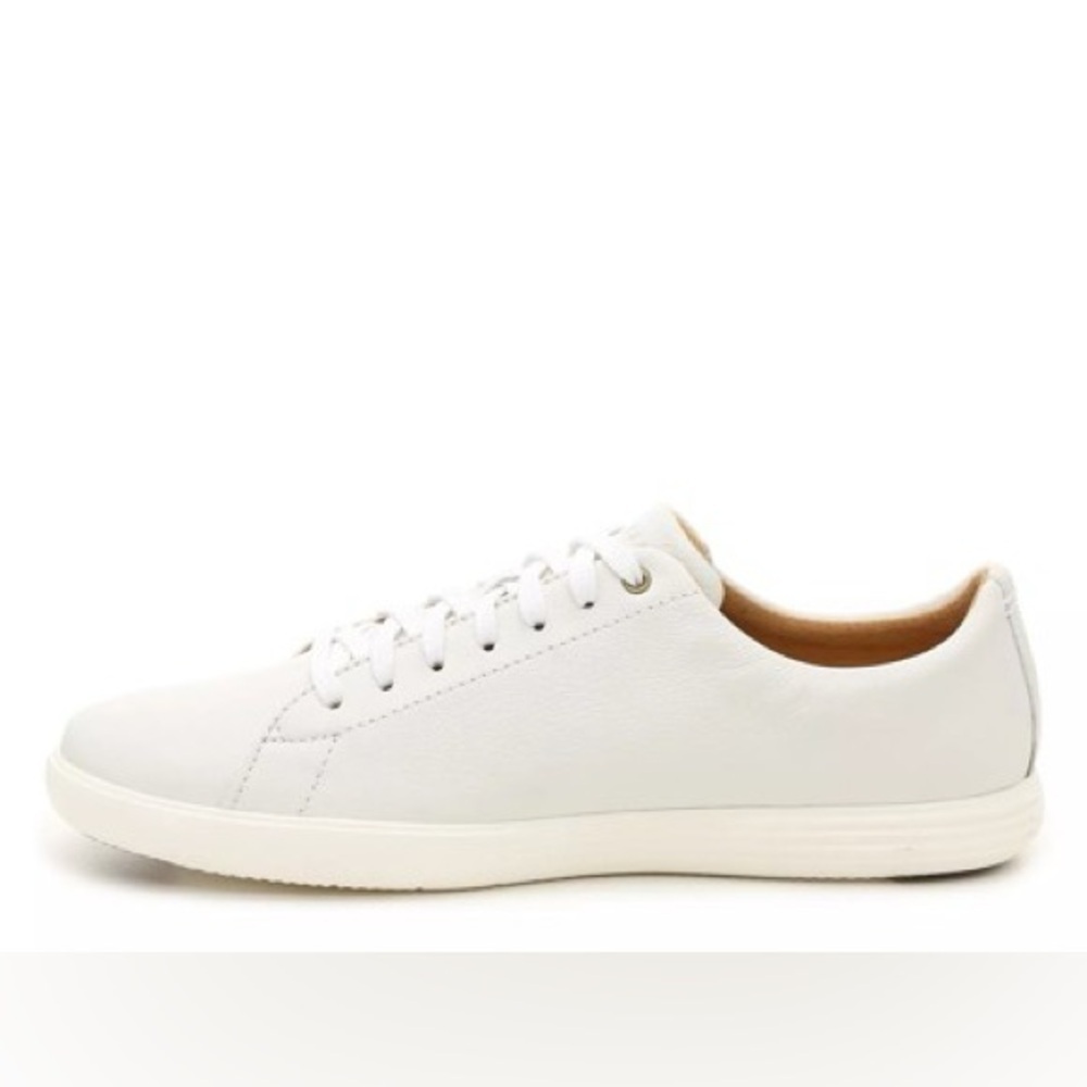 Cole Haan Grand Crosscourt Ll Leather Sneakers White Size 8.5